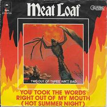 Meat Loaf - You Took The Words Right Out Of My Mouth