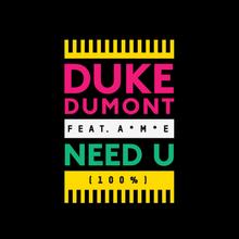 DUKE DUMONT FT A M E - NEED U (100%) RADIO EDIT
